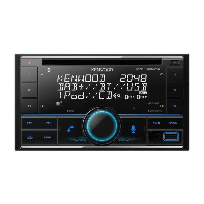 Kenwood DPX7300DAB Radio Coche 2 DIN CD USB Bluetooth DAB+ con Control por Voz Amazon Alexa 0 Kenwood DPX7300DAB Radio Coche 2 DIN CD USB Bluetooth DAB+ con Control por Voz Amazon Alexa 0