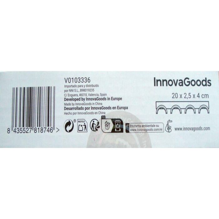 Organizador de Especias Adhesivo y Divisible Jarlock x20 InnovaGoods 15 Organizador de Especias Adhesivo y Divisible Jarlock x20 InnovaGoods 15