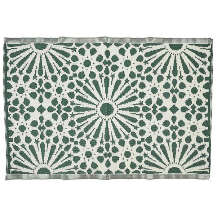 Home Deco Factory Alfombra Interior/Exterior 120x180 cm con Motivos Geométricos de Plástico PP 4