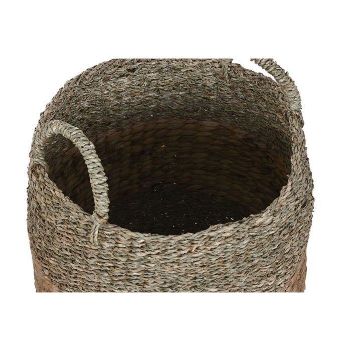 Cesta Tropical DKD Home Decor Natural 40 x 44 x 40 cm Set de 3 2 Cesta Tropical DKD Home Decor Natural 40 x 44 x 40 cm Set de 3 2