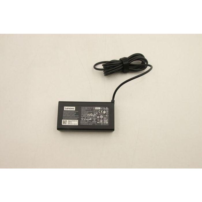 Lenovo 100W USB-C power adapter with adjustable voltage output (20V, 15V, 9V, 5V), 3-prong design, suitable for global use. Lenovo 100W USB-C power adapter with adjustable voltage output (20V, 15V, 9V, 5V), 3-prong design, suitable for global use.