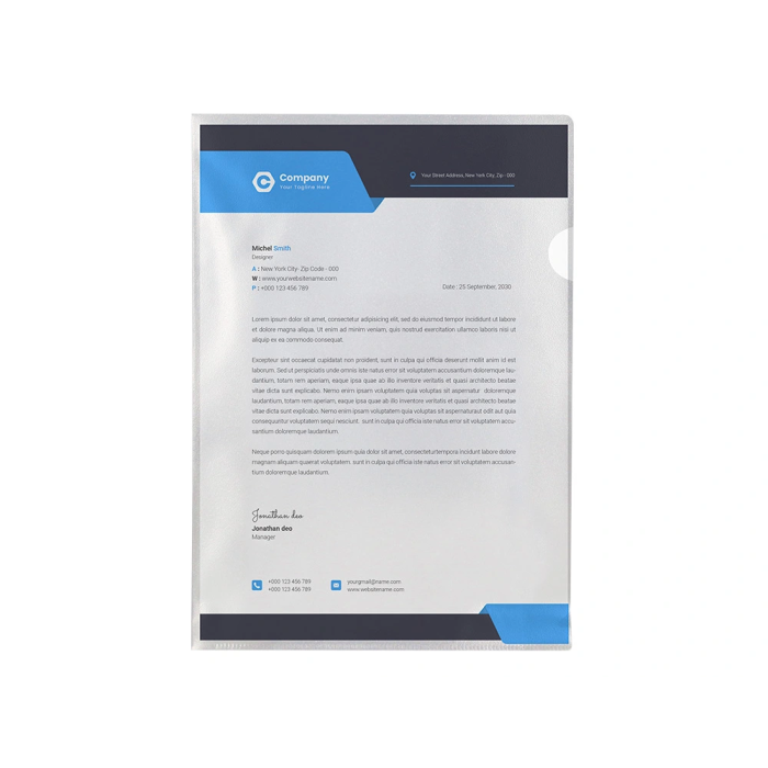 Q-connect Carpeta Dossier Uñero Plástico DIN A4 120 Micras Transparente Bolsa 10 Unidades 2