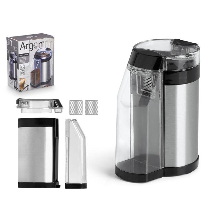 Molinillo de Café Argon 130W, 50g, Acero, 12.6x16.7x9.1 cm (6 Unidades) Molinillo de Café Argon 130W, 50g, Acero, 12.6x16.7x9.1 cm (6 Unidades)