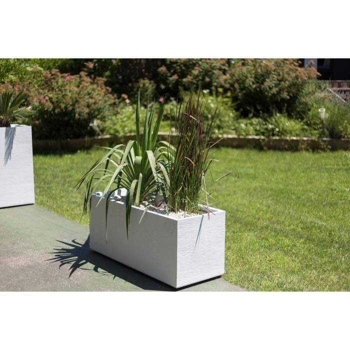 Jardinera EDA Graphit - 99,5 x 39 x H 43 cm - 97,6 L - Encalada 2