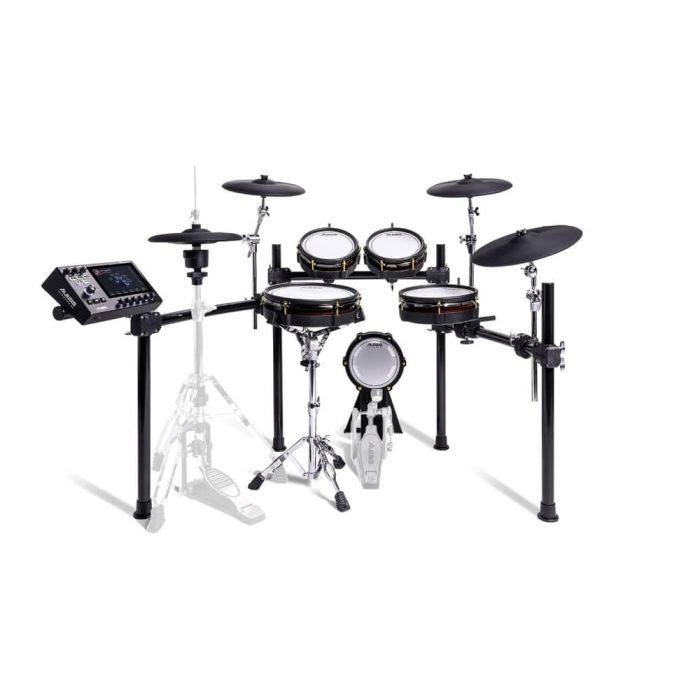 ALESIS Strata Core Kit Batería Electrónica con Módulos BFD, Pantalla Táctil 7", Parches Malla y Platos ARC de 360 Grados