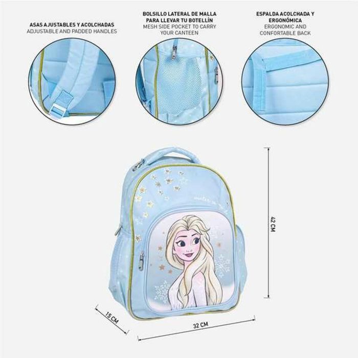 Mochila Escolar Frozen Azul 2 Mochila Escolar Frozen Azul 2