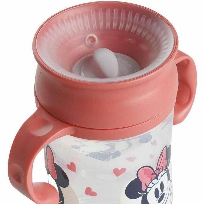 TAZA DE APRENDIZAJE 360 GRADOS - Taza de entrenamiento 360 con tapa MINNIE 2