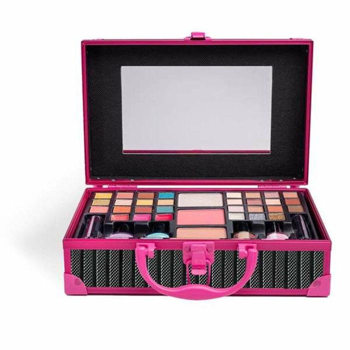 Magic Studio Maletín Colorful Perfect Traveller - 24 Sombras de Ojos, 6 Brillos de Labios, 4 Esmaltes, 3 Rubores, 2 Labiales 1