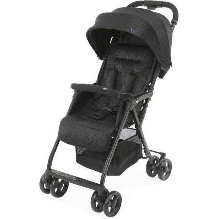 Chicco Ohlala 3 Silla de Paseo para Bebés Ultraligera y Práctica, 3.8kg, Homologada Desde Nacimiento, Respaldo Reclinable en Múltiples Posiciones, Jet Black