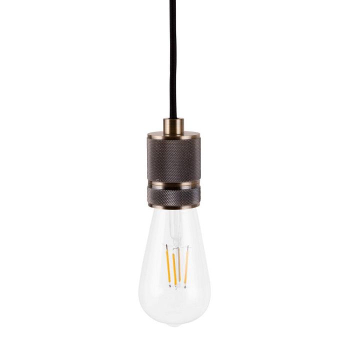 Portalámpara E27 de Cobre Negro Estilo Retro Vintage SKD-L009 2 Portalámpara E27 de Cobre Negro Estilo Retro Vintage SKD-L009 2