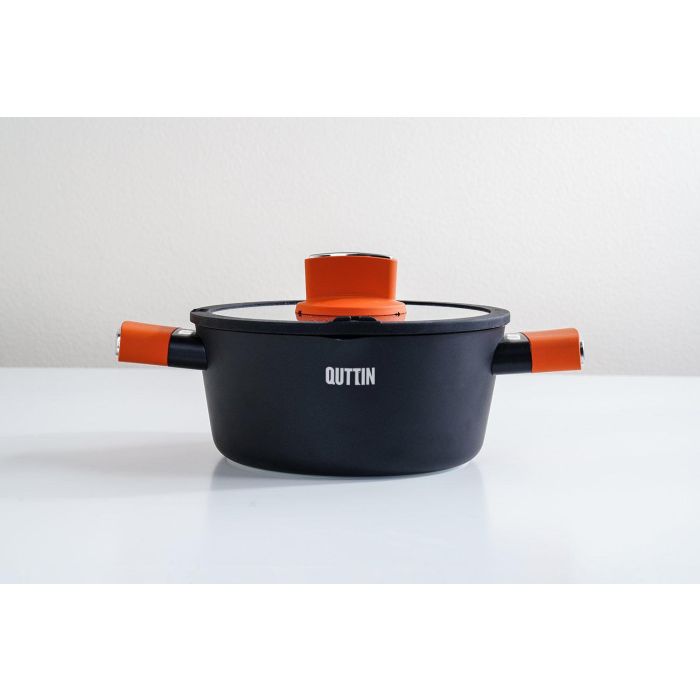 Cacerola con tapa 24 cm Quttin Gastro (6 Unidades) 6 Cacerola con tapa 24 cm Quttin Gastro (6 Unidades) 6