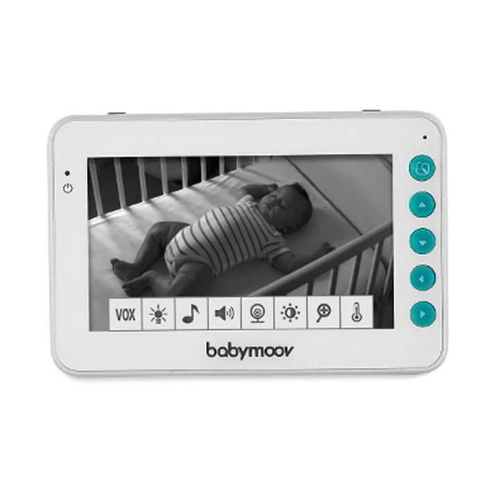 Babymoov YOO-MOOV Vigilabebés Video Motorizado 360º Pantalla 4.3" Talkie-Walkie Visión Nocturna Temperatura Canciones Cuna VOX 2 Babymoov YOO-MOOV Vigilabebés Video Motorizado 360º Pantalla 4.3" Talkie-Walkie Visión Nocturna Temperatura Canciones Cuna VOX 2