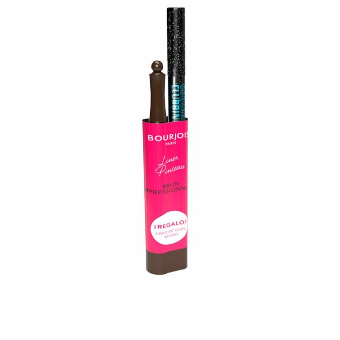 Bourjois 10Bmy001-2 LINER PINCEAU 24H Delineador Líquido 24H Resistente al Agua Pincel Precisión Tono Brun Impressionniste 2 x 1,20 gr Bourjois 10Bmy001-2 LINER PINCEAU 24H Delineador Líquido 24H Resistente al Agua Pincel Precisión Tono Brun Impressionniste 2 x 1,20 gr
