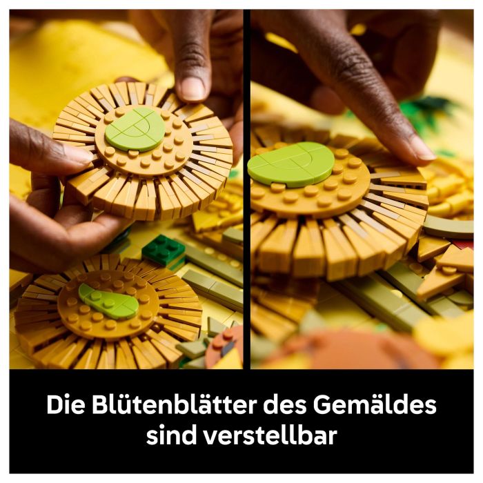 Lego 31215 Vincent van Gogh Girasoles - Arte mural, Construcción para adultos 33