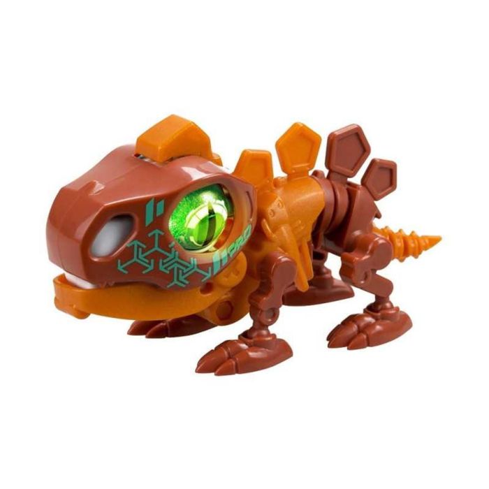 Bizak Biosaurus Cyberpunk Pack Individual 1 Juguete Electrónico que se abre el huevo para construir criatura con luces y sonidos 2