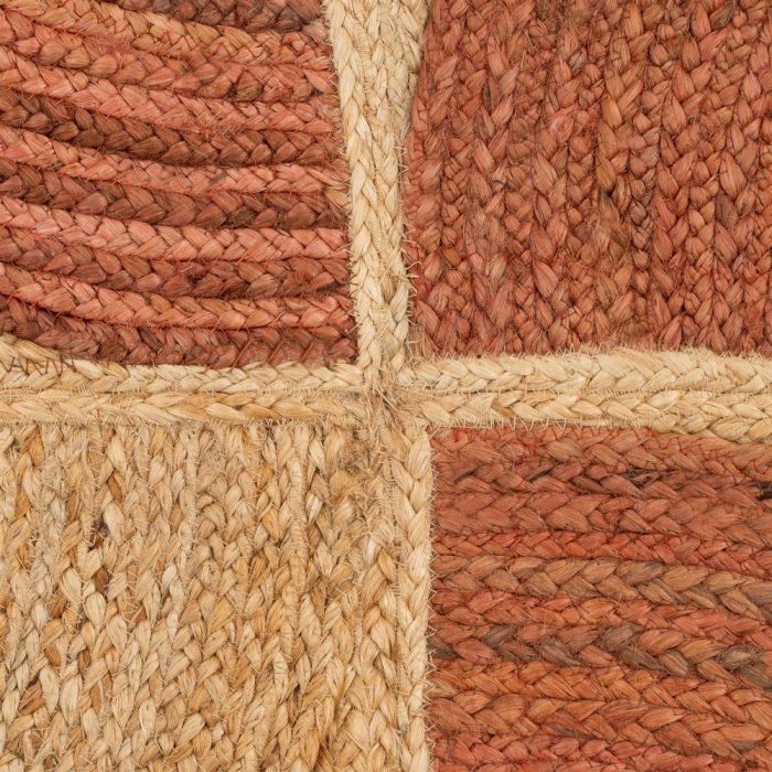 Alfombra Terracota Yute Decoración 200 X 290 cm