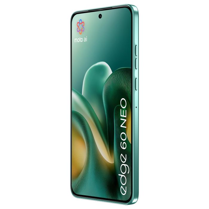 Motorola Edge 60 Neo - Smartphone 5G 256GB/12GB RAM, Pantalla P-OLED 6.36" 120Hz, Cámara Triple 50MP Sony LYTIA, Batería 5000 mAh, Android 15, Color Turquesa PANTONE Frostbite 12 Motorola Edge 60 Neo - Smartphone 5G 256GB/12GB RAM, Pantalla P-OLED 6.36" 120Hz, Cámara Triple 50MP Sony LYTIA, Batería 5000 mAh, Android 15, Color Turquesa PANTONE Frostbite 12