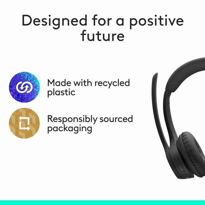 Auriculares Inalámbricos Logitech Negro 4