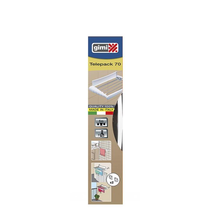 Tendedero telepack 70 pared, tendido 5 m 1 Tendedero telepack 70 pared, tendido 5 m 1