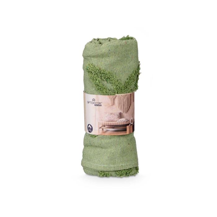 Multiuso Bordado Verde 125x150 cm Algodón - Giftdecor (9 Unidades) 2 Multiuso Bordado Verde 125x150 cm Algodón - Giftdecor (9 Unidades) 2