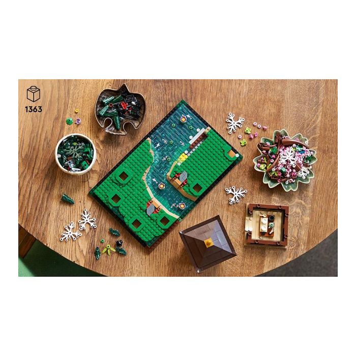 LEGO ICONS 10315 Jardín Meditativo, Juego de Construcción, 1363 Piezas, 18+ Años