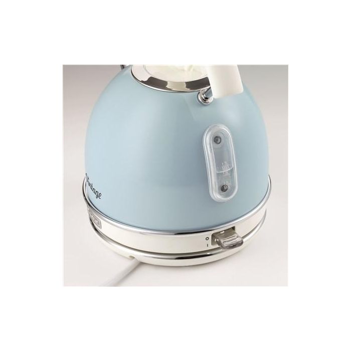 Ariete 2877/05 Hervidor Vintage 1,7 Litros Azul con Filtro Antical y Auto Apagado 2