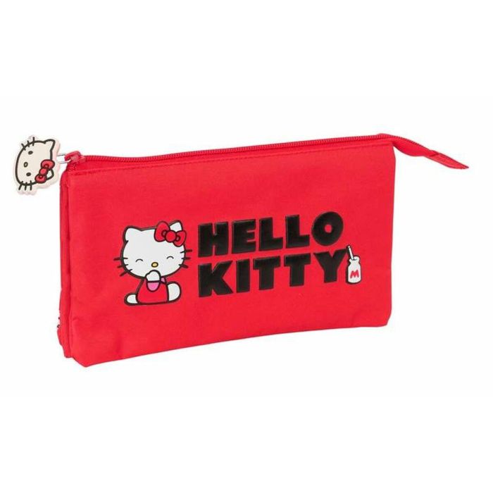 Portatodo Hello Kitty Iconic Blanco Rojo 22 x 12 x 3 cm