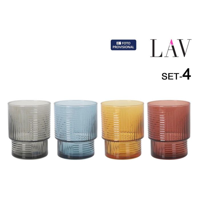 Set de Vasos LAV HLN356PFT.61 4 Piezas (6 Unidades) 1 Set de Vasos LAV HLN356PFT.61 4 Piezas (6 Unidades) 1