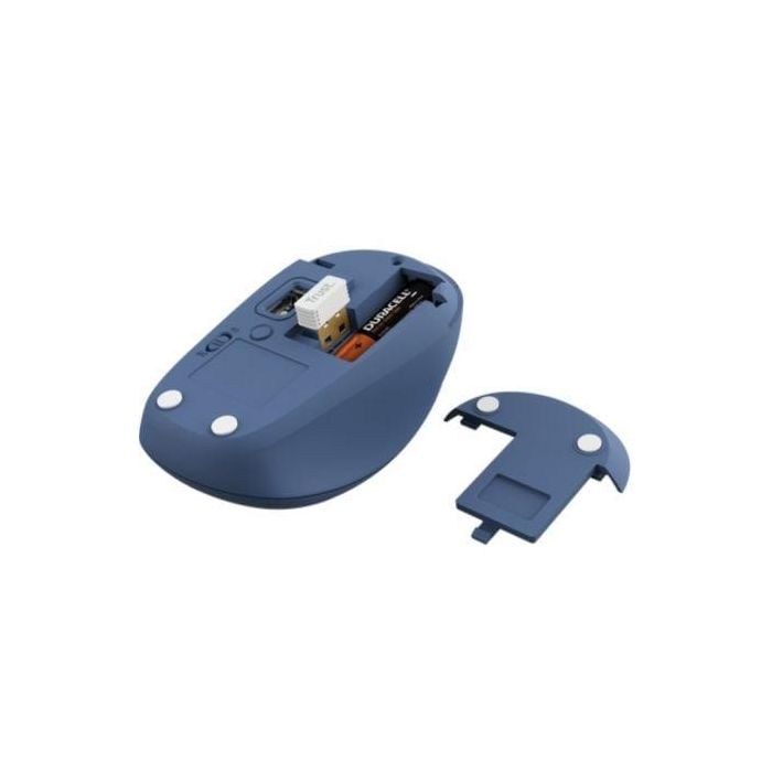 Ratón Mini Inalámbrico Trust Yvi+ Multidispositivo/ Hasta 1600 DPI/ Azul 3 Ratón Mini Inalámbrico Trust Yvi+ Multidispositivo/ Hasta 1600 DPI/ Azul 3