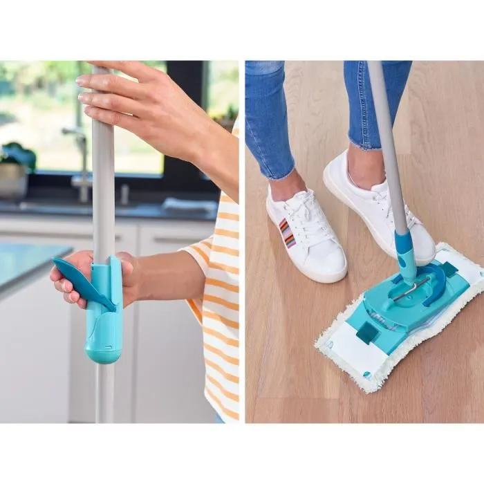 Leifheit 52120 Set de Limpieza para Suelos - Mopa con Funda 33 cm y Cubo con Centrifugado Giratorio Sencillo 2 Leifheit 52120 Set de Limpieza para Suelos - Mopa con Funda 33 cm y Cubo con Centrifugado Giratorio Sencillo 2