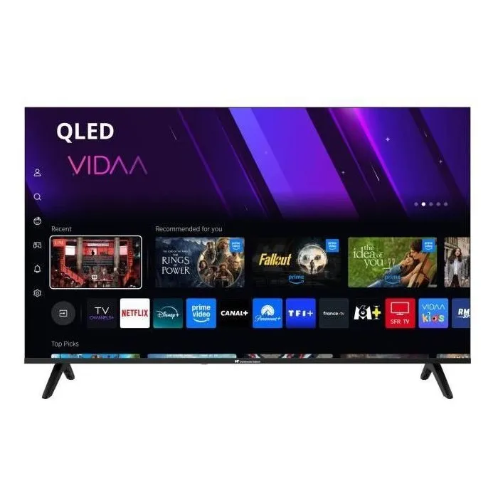 Continental Edison Televisor LED QLED 50" (127 cm) 3 HDMI 2 USB Negro CELED50SVQLD25B6 0 Continental Edison Televisor LED QLED 50" (127 cm) 3 HDMI 2 USB Negro CELED50SVQLD25B6 0