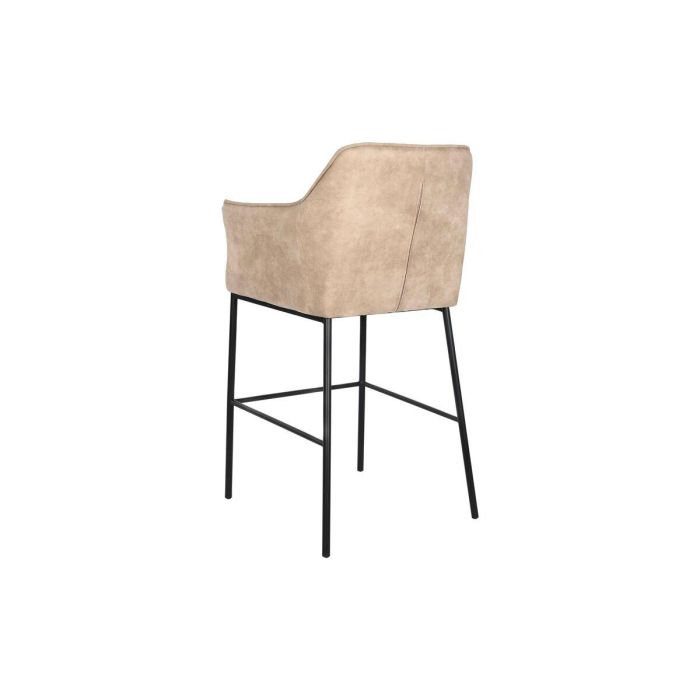 Taburete Loft DKD Home Decor Beige Negro 60 x 107 x 59 cm 2 Taburete Loft DKD Home Decor Beige Negro 60 x 107 x 59 cm 2