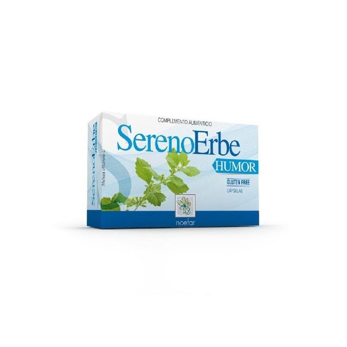 Serenoerbe Humor con Griffonia, Melisa y Rhodiola para Ansiedad y Estrés - 60 Cápsulas