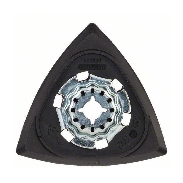 Bosch avz 93 g Placa de lijado Delta Starlock para herramientas multifunción con sistema de cambio rápido de láminas