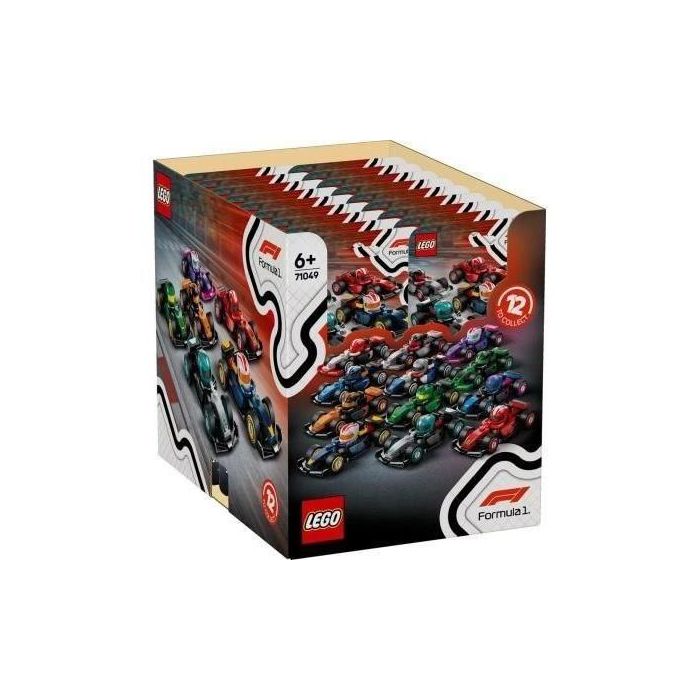 Lego 71049 Caja de 36 minifiguras Coches de F1 coleccionables Lego 71049 Caja de 36 minifiguras Coches de F1 coleccionables