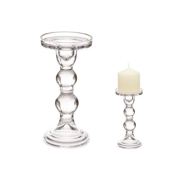 Candelabro Cristal Bola L 18Cm Giftdecor (12 Unidades) 1 Candelabro Cristal Bola L 18Cm Giftdecor (12 Unidades) 1
