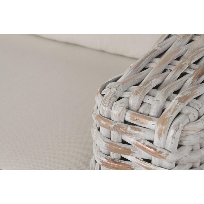 DKD Home Decor Indo 2c25 Sofá Balinés Bicolor Ratán 103 x 64 x 220 cm Set de 4 con Cojines 7 DKD Home Decor Indo 2c25 Sofá Balinés Bicolor Ratán 103 x 64 x 220 cm Set de 4 con Cojines 7