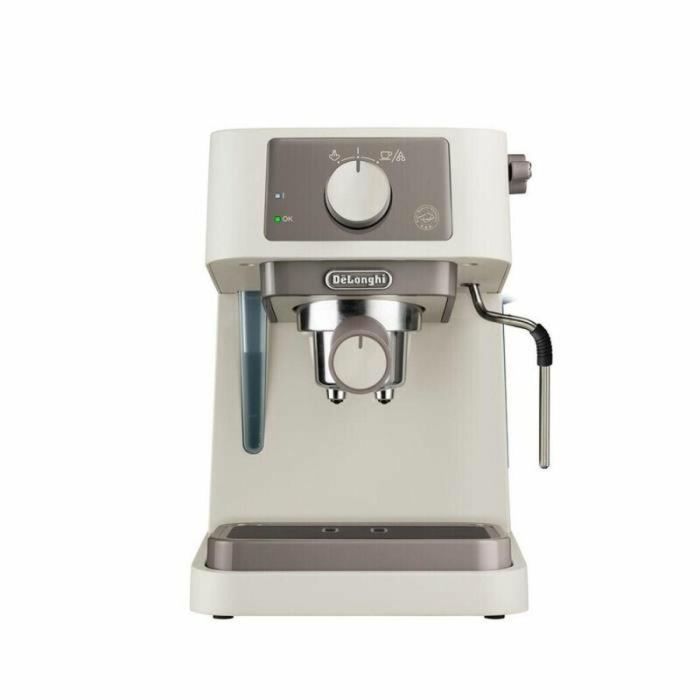 Delonghi EC235.CR Cafetera Espresso Stilosa Bomba Individual Hervidor Acero Inoxidable Compatible ESE Boquilla Vapor Acabado Crema