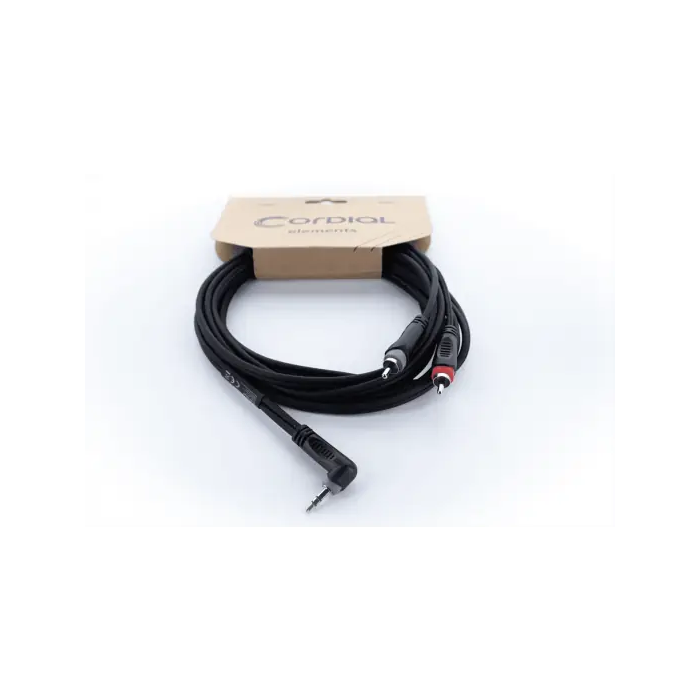 Cordial Cable Y Mini-Jack Estéreo Acodado / 2 Rca 1,5 M 2