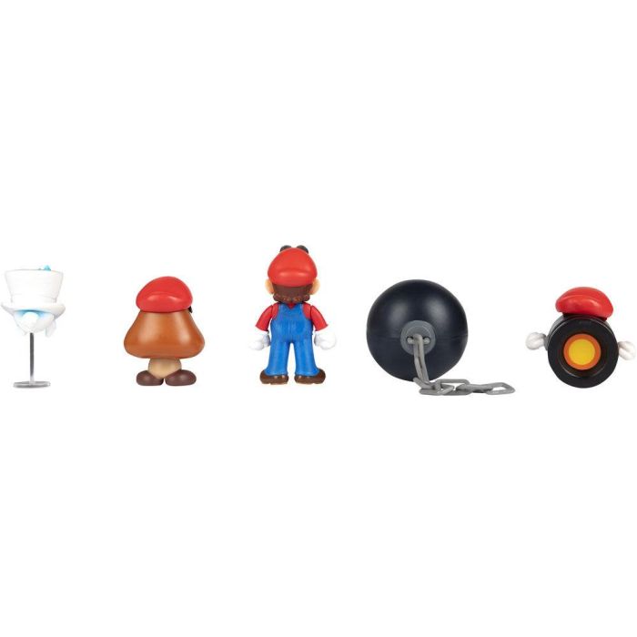 Blister 5 figuras Super Mario Bros 6,5cm 4