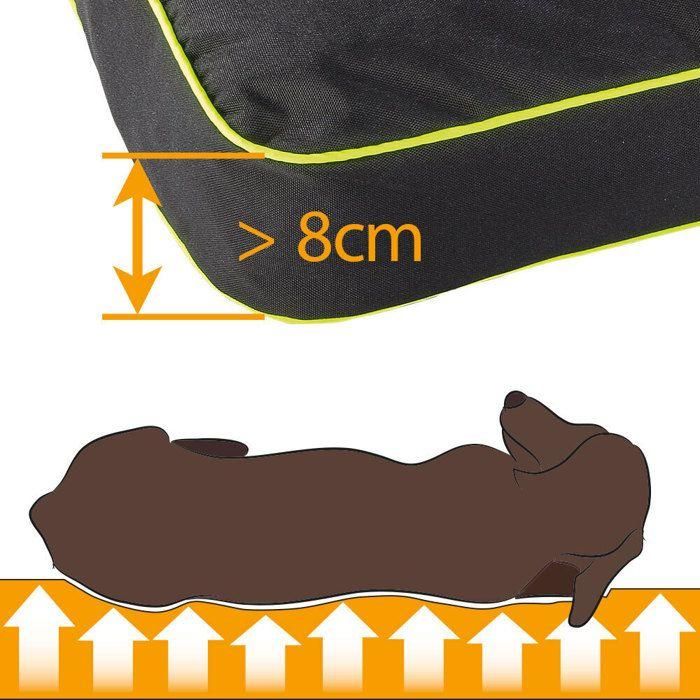 Ferplast FER8010690106458 Cojín para perro Polo Negro 65 x 40 x 8 cm Funda impermeable y desenfundable 2 Ferplast FER8010690106458 Cojín para perro Polo Negro 65 x 40 x 8 cm Funda impermeable y desenfundable 2