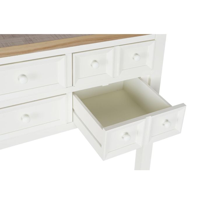 Consola Tradicional DKD Home Decor Beige Natural 35 x 80 x 103 cm 3 Consola Tradicional DKD Home Decor Beige Natural 35 x 80 x 103 cm 3