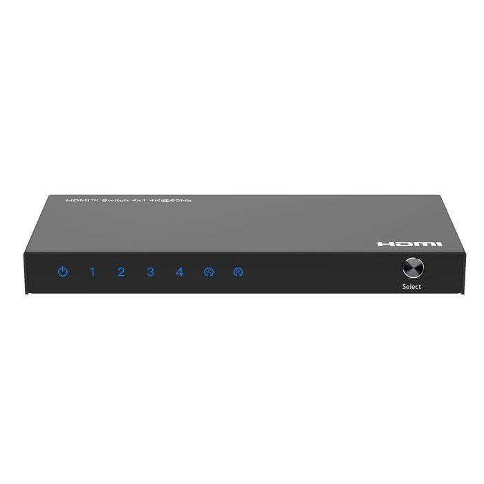 MicroConnect 4K@60Hz HDMI Switch 4x1, HDCP 2.2, w/ Remote control 2 MicroConnect 4K@60Hz HDMI Switch 4x1, HDCP 2.2, w/ Remote control 2