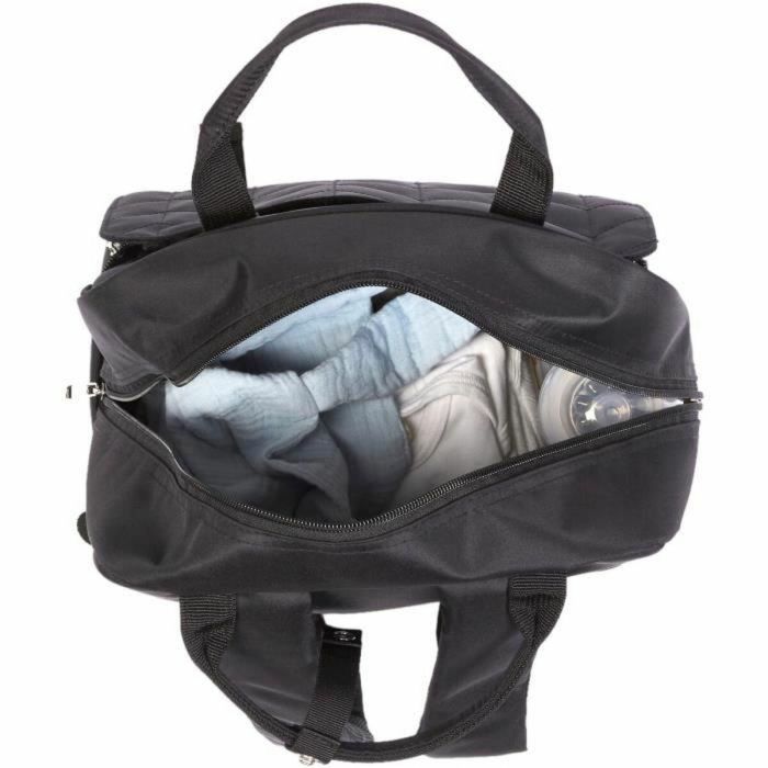 Tineo TIN3275052459534 Bolso cambiador forma mochila acolchado negro 4 Tineo TIN3275052459534 Bolso cambiador forma mochila acolchado negro 4