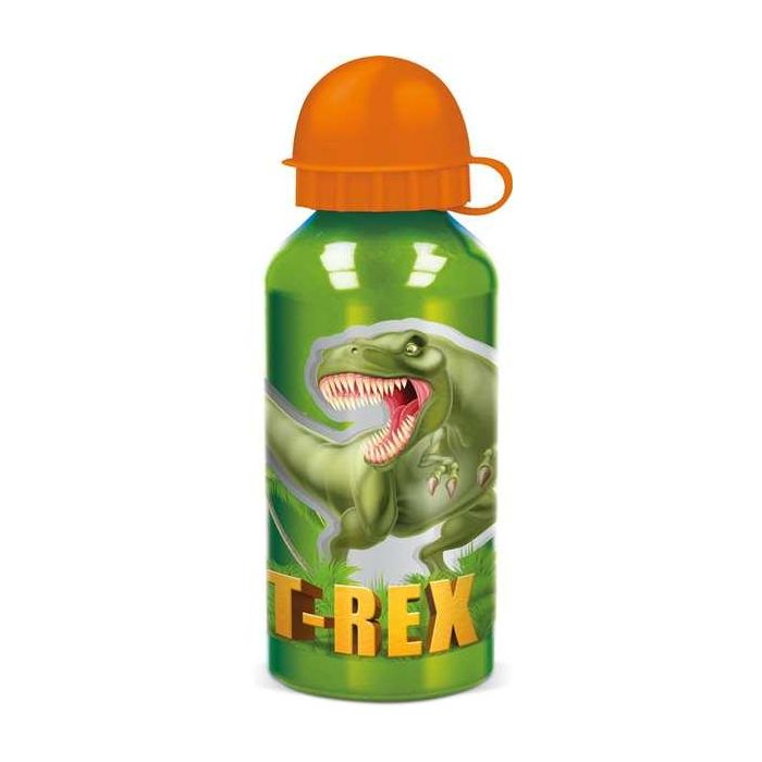 Botella de aluminio 400 ml. dinosaurios t-rex Botella de aluminio 400 ml. dinosaurios t-rex