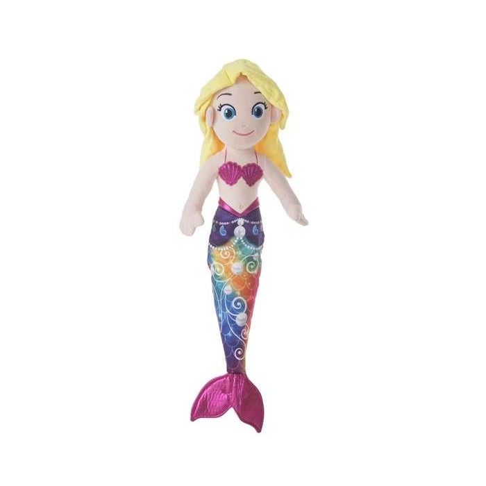 Creaciones Llopis Sirenita Joy, Muñeca Sirena de Peluche 38 cm, Disponible en 4 Colores, Material Poliéster 2 Creaciones Llopis Sirenita Joy, Muñeca Sirena de Peluche 38 cm, Disponible en 4 Colores, Material Poliéster 2
