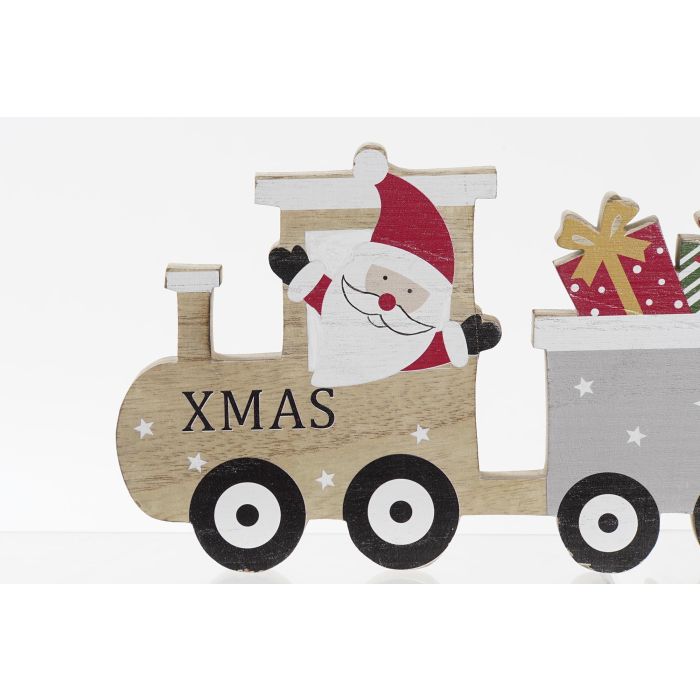 DKD Home Decor Decoración Navidad Tren Tradicional MDF Natural Rojo Verde 2x16.5x38 cm (6 Unidades) 1 DKD Home Decor Decoración Navidad Tren Tradicional MDF Natural Rojo Verde 2x16.5x38 cm (6 Unidades) 1