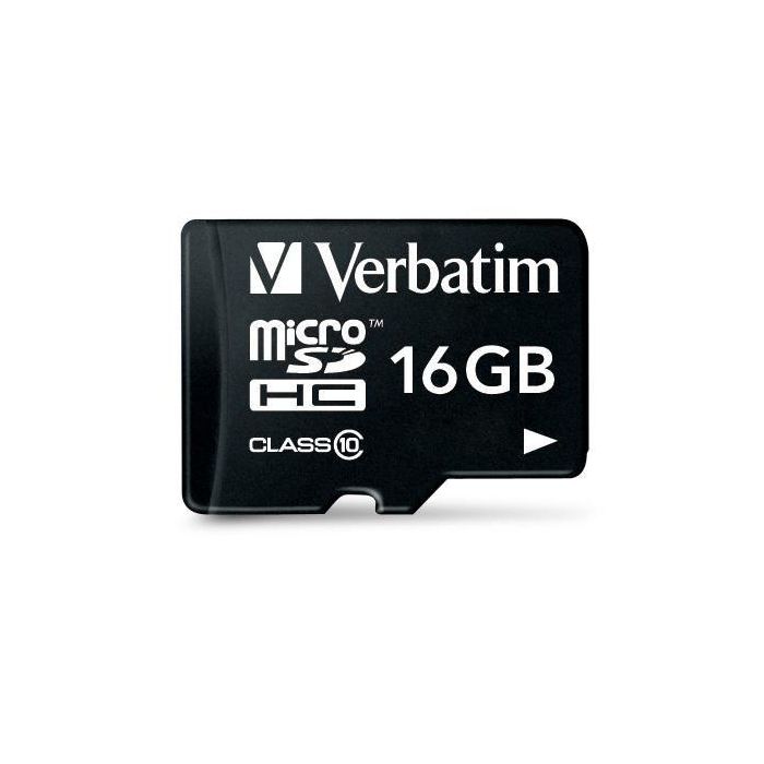 Verbatim Tarjeta Micro Sdhc 16 grb Clase 10 C-Adaptador 1 Verbatim Tarjeta Micro Sdhc 16 grb Clase 10 C-Adaptador 1