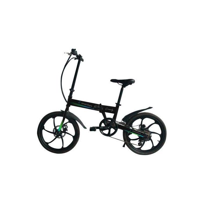 Bicicleta Eléctrica SmartGyro Ebike Crosscity/ Motor 250W/ Ruedas 20"/ Negro