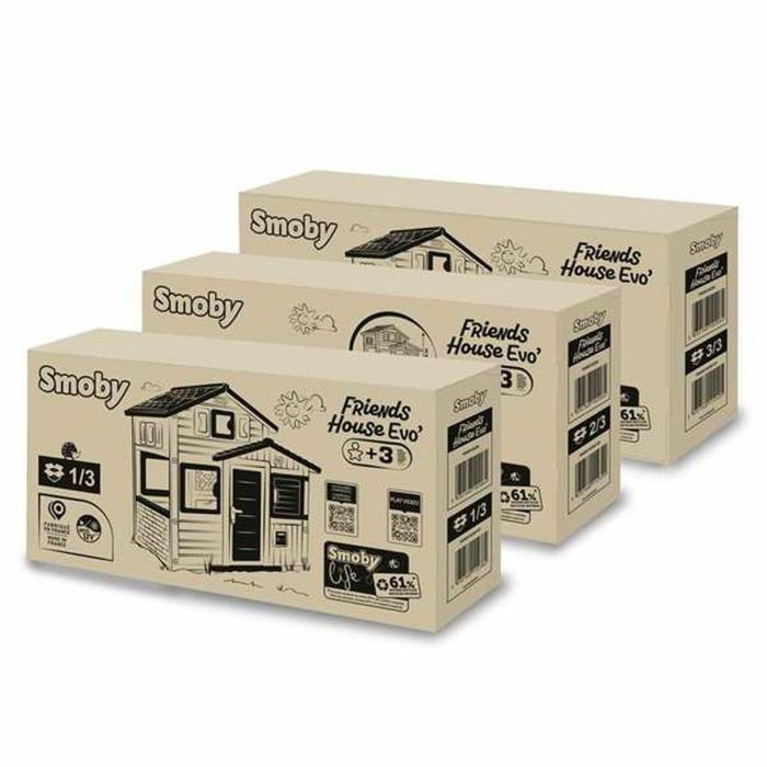 Casa Infantil de Juego Smoby Evo Friends 162 x 164 cm